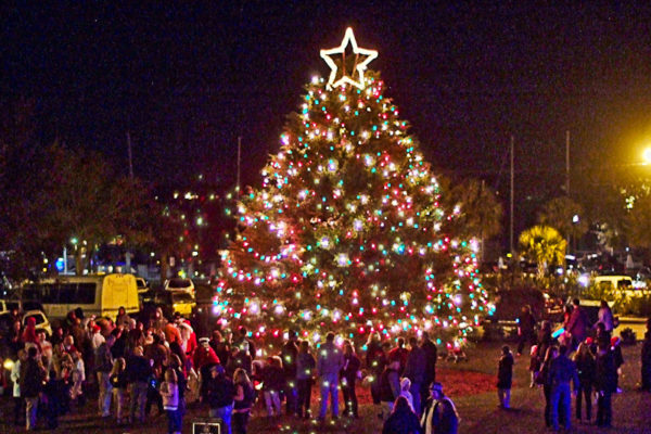 Beaufort's Christmas Tree Lighting at the Night on the Town Celebration