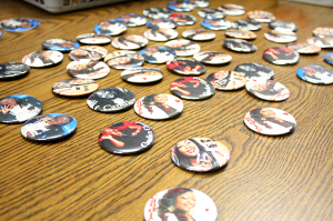 Candice Glover buttons for sale at St. Helena Elementary