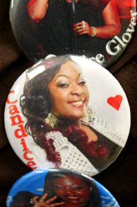Candice Glover buttons for sale at St. Helena Elementary
