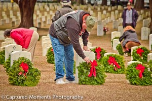 Beaufort Chapter 12, Disabled American Veterans has been asking for sponsorships for the 2013 Wreaths Across America for $15.00 each.  Photo by Eric R. Smith/Captured Moments Photography