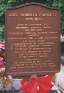 Joel Poinsett Historical Marker