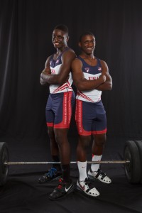 CJ and Omar Cummings: The strongest brothers in the world.  Photo by Susan DeLoach
