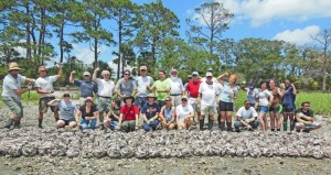 Local oyster reef building projects planned in April