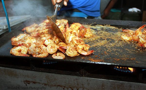 Fresh local shrimp on the menu at A Taste of Beaufort.  Photo by Ryan Smith