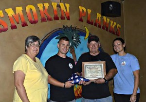 Local restaurant honored with US flag flown in Afghanistan
