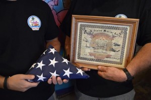 Local restaurant honored with US flag flown in Afghanistan