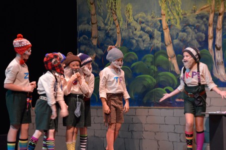 Kids performing in the Beaufort Children's Theater's 2014 production of 'The Rockin' Tale of Snow White'