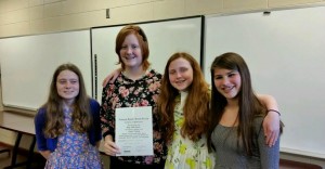Beaufort Academy inducts new National Honor Society members