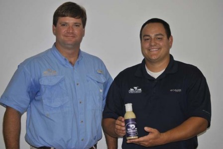 Creek Sauce creators Jay Cook and Kyle Strickland.  Photo courtesy Colleton Today