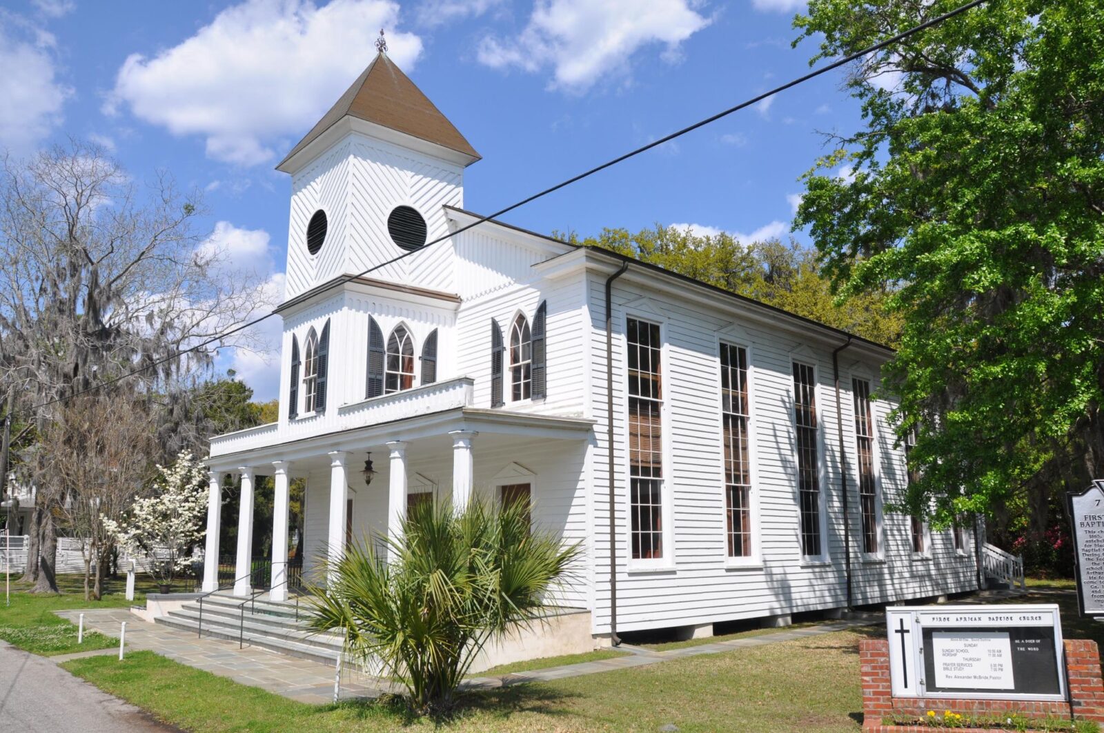 Black History Month: Experience Beaufort's rich African American heritage. First African Baptist Church