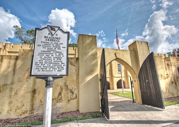 The Beaufort Arsenal is one of the most significant historic buildings in all of Beaufort with over 200 years of service. Photo courtesy Eric R. Smith