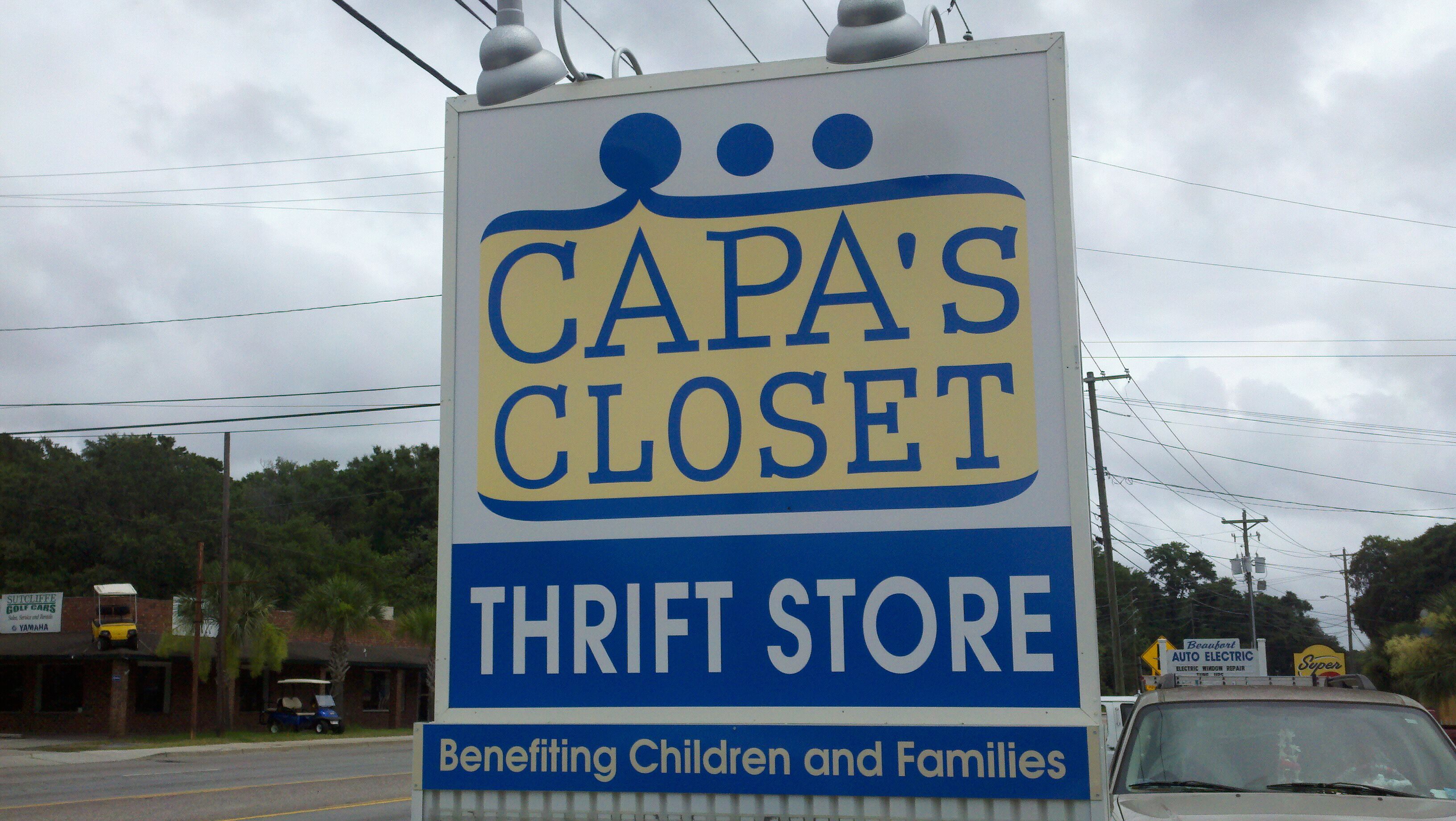 The proceeds from CAPA's Closet provide roughly 50% of the operating capital for the organization