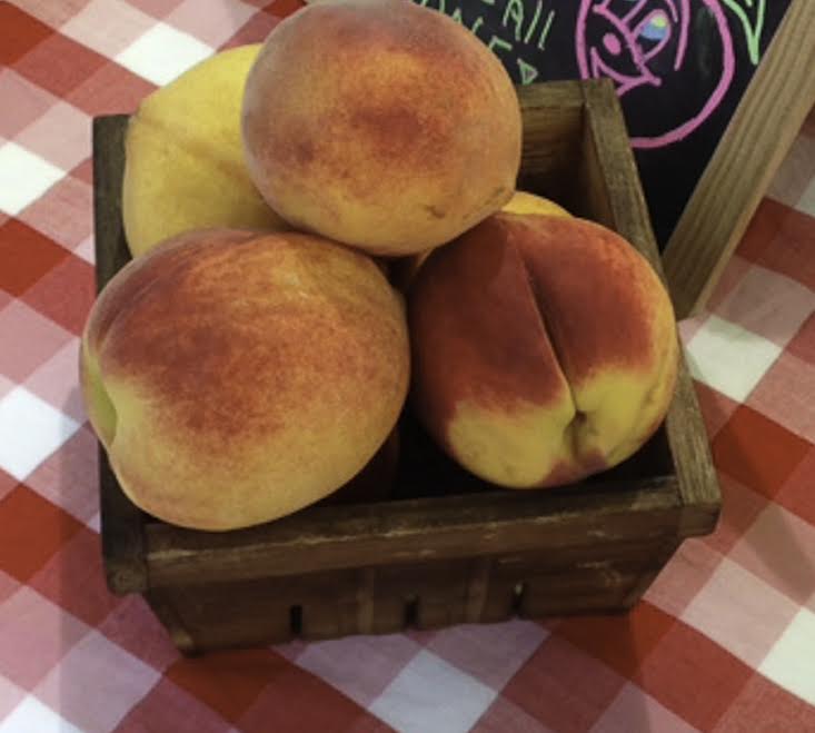 Find fresh SC peaches at the Downtown Beaufort Farmer's Market