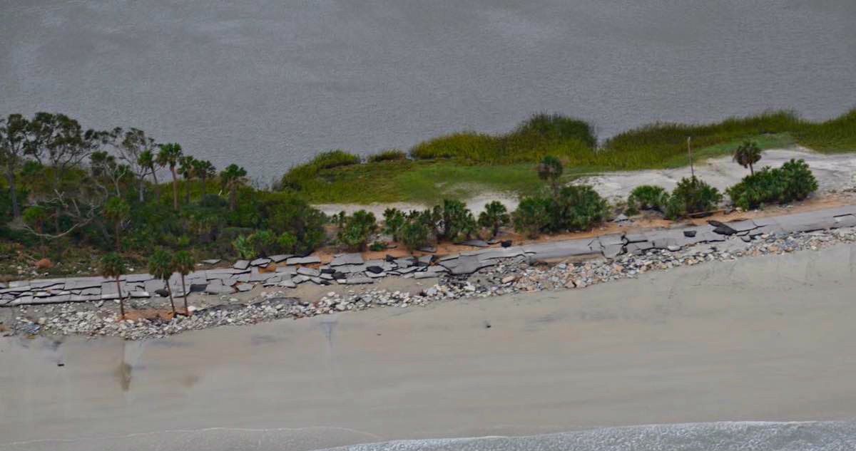 Hunting Island took a beating from Matthew and most of it remains closed throughout the rest of the year.  Photo courtesy Trina Tant