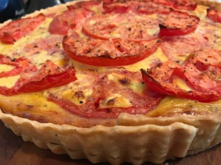 Vidalia Onion & Beefsteak Tomato Tart