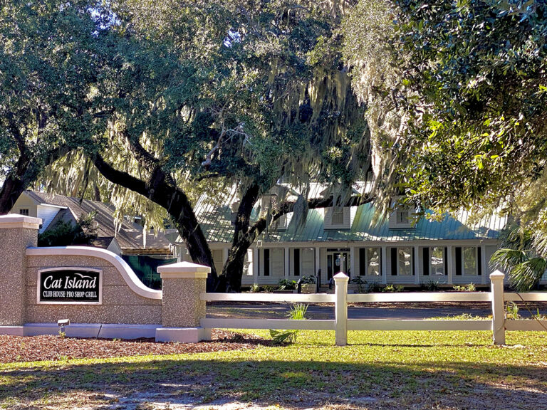 Take a swing at the new golf driving range on Cat Island, SC